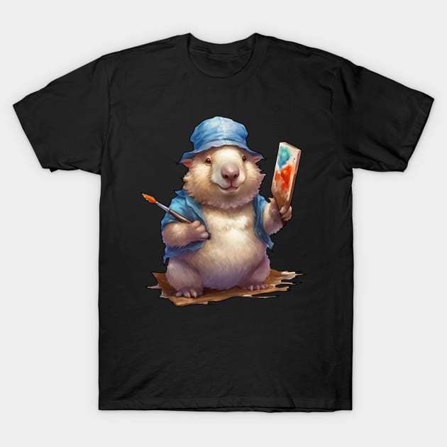 Wombat Painter! T-Shirt by TheWombatsDen